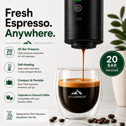AtlasBrew™ Portable Espresso Maker