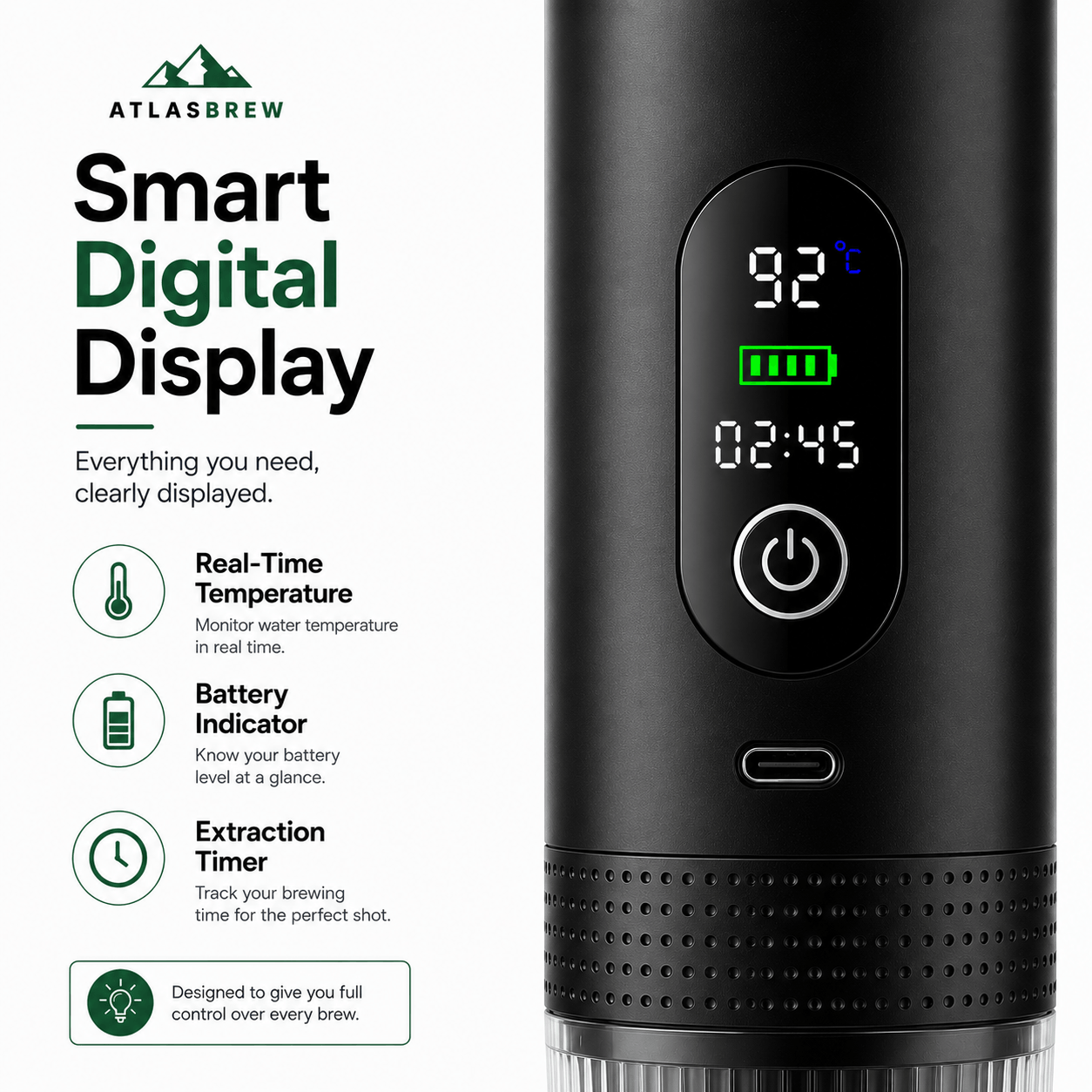 AtlasBrew™ Portable Espresso Maker