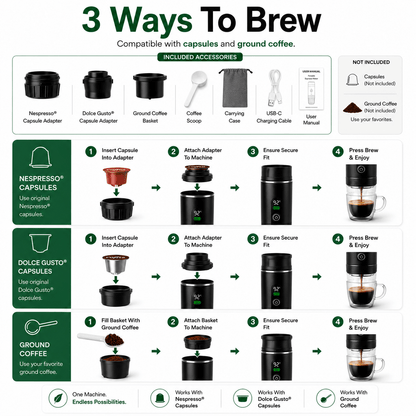 AtlasBrew™ Portable Espresso Maker