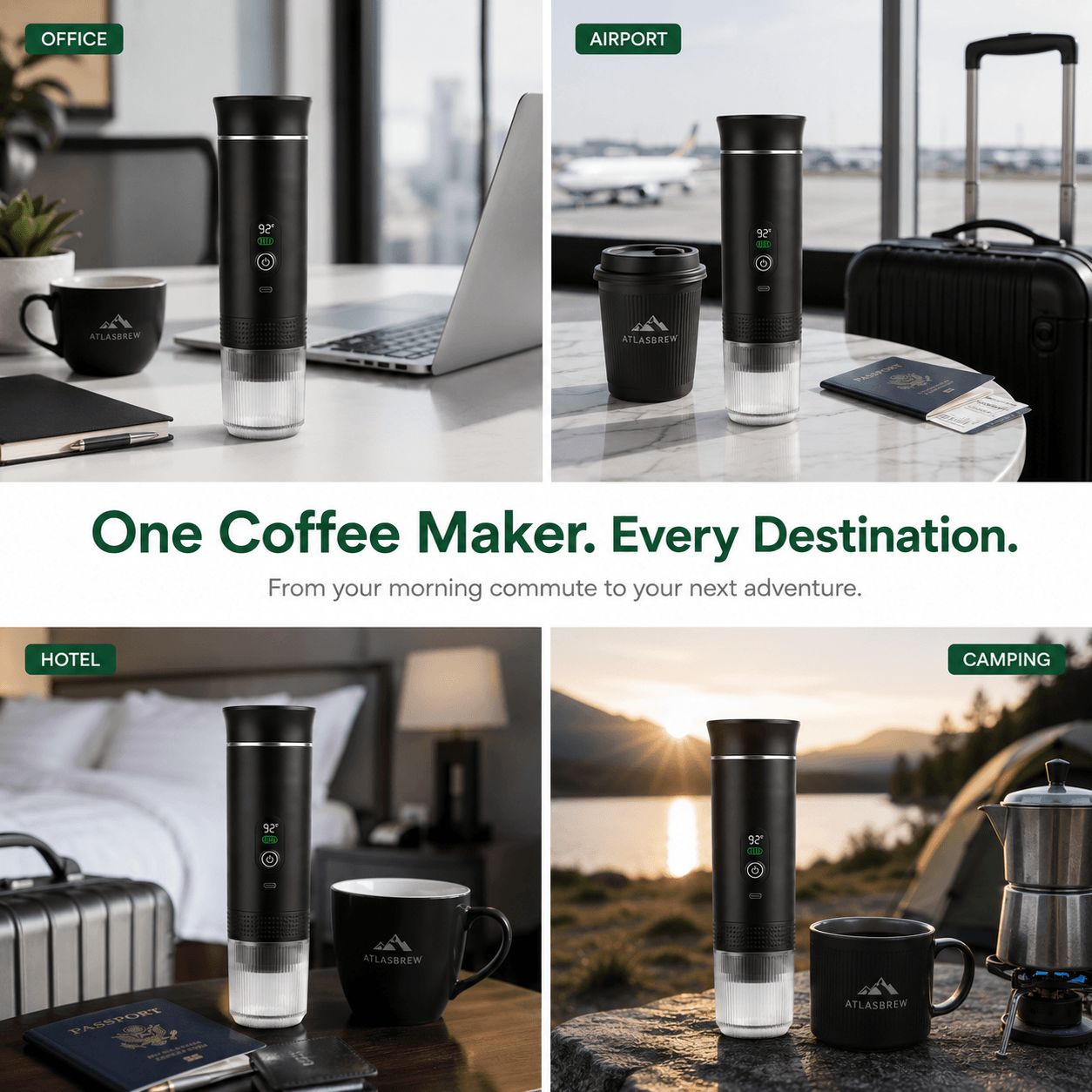 AtlasBrew™ Portable Espresso Maker